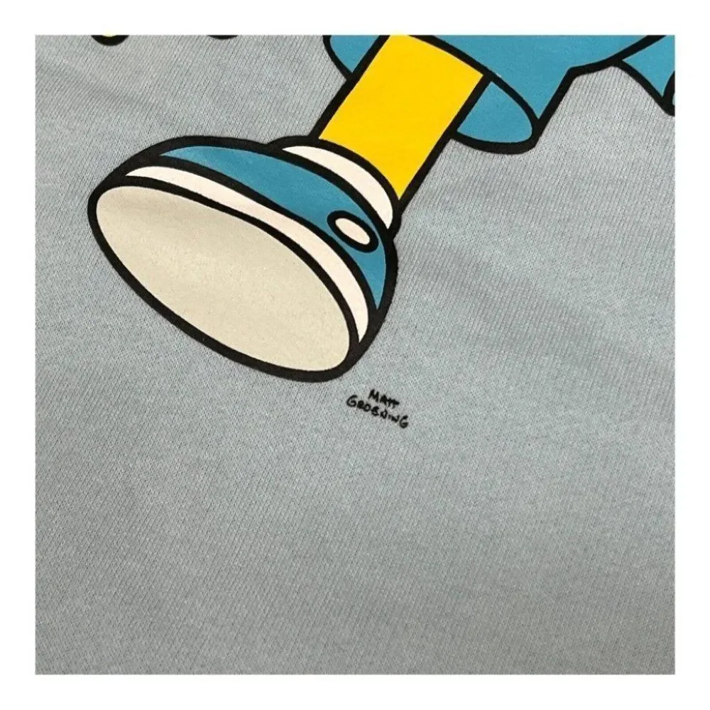 NEW The Simpsons Bart Hoodie Aye Carumba! Homer Streetwear‎ Universal Lounge